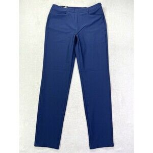 Dunning Performance Golf Pants Womens Medium Navy Blue Stretch Golf Trouser New